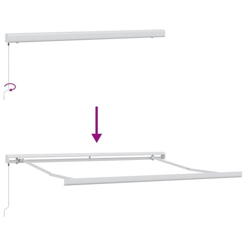 VidaXL Ręczna Markiza Chowana Zielona i Żółta 350x250 cm, vidaXL Materiał Wymienny Markizy dla Ramy 3.5x2.5 m Zielona i Żółta VidaXL Ręczna Markiza Chowana Zielona i Żółta 350x250 cm, vidaXL Materiał Wymienny Markizy dla Ramy 3.5x2.5 m Zielona i Żółta