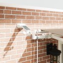 Automatyczna chowana markiza z LED Beżowa 400x350 cm, Materiał zastępczy do markizy 4x3.5 m Beżowy
