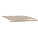 Automatyczna markiza vidaXL Beżowa 400x350 cm, Materiał do wymiany markizy vidaXL na ramę 4x3.5 m Beżowy