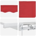 Markiza chovna vidaXL morska 400x300 cm, Materiał zamienny do markizy vidaXL dla ramy 4x3 m Czerwony