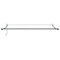 Markiza ręczna vidaXL Czarna 450x300 cm, Materiał wymienny markizy vidaXL na ramę 4.5x3 m Czarna