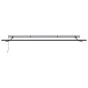 Ręczna markiza chowana vidaXL czarna 400x350 cm, Materiał zastępczy vidaXL do ramy 4x3,5 m czarny