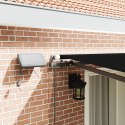 Ręczna markiza vidaXL z LED Czarna 400x350 cm, Materiał wymienny do markizy vidaXL na ramę 4x3,5 m Czarny