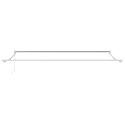 VidaXL Ręczna Chowana Markiza Czarna 450x300 cm, vidaXL Materiał wymienny do markizy 4.5x3 m Czarny