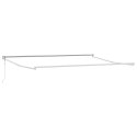 Beżowa markiza chowana vidaXL 450x300 cm, Materiał do wymiany markizy vidaXL do stelaża 4.5x3 m Beżowy
