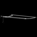 Markiza ręczna chowana z LED beżowa 450x300 cm, Materiał do markiz dla ramy 4,5x3 m beżowy
