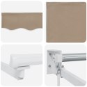 Markiza ręczna vidaXL Beżowa 450x300 cm, Materiał zastępczy do markizy vidaXL 4,5x3 m Beżowy