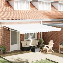 Markiza ręczna vidaXL Biała 450x300 cm, Materiał wymienny do markizy vidaXL na stelaż 4,5x3 m Biała