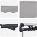 Markiza ręczna vidaXL Jasnoszara 450x350 cm, Materiał zastępczy do markizy vidaXL na ramę 4.5x3.5 m Jasnoszary