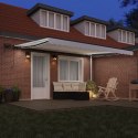 Ręczna markiza chowana vidaXL z LED Biała 450x300 cm, Materiał wymienny do markizy vidaXL dla ramy 4.5x3 m Biały