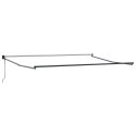 VidaXL Automatyczna chowana markiza Beżowa 500x300 cm, vidaXL Materiał zamienny markizy dla ramy 5x3 m Beżowa