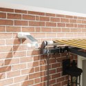 VidaXL Automatyczna markiza chowana z wielokolorowymi LED 500x300 cm