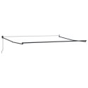 VidaXL Manualna markiza chowana Żółto-Pomarańczowa 500x300 cm
