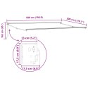VidaXL Manualna markiza chowana Żółto-Pomarańczowa 500x300 cm