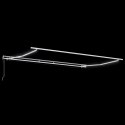 Chowana markiza vidaXL z LED Beżowa 500x350 cm, Materiał zastępczy do markizy vidaXL 5x3,5 m Beżowy