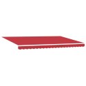 Czerwona automatyczna markiza chowana vidaXL 500x300 cm, Materiał wymienny dla markizy vidaXL 5x3 m czerwona