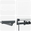 Manualna markiza vidaXL z diodami LED Biała 600x300 cm, Materiał zastępczy do markizy vidaXL na ramę 6x3 m Biała