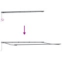 Markiza ręczna vidaXL Beżowa 600x300 cm, Materiał zastępczy do markizy vidaXL dla ramy 6x3 m Beżowy