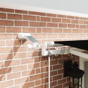 Namiot chowany vidaXL z LED Czarny 500x350 cm, Materiał do wymiany namiotu vidaXL na ramę 5x3,5 m Czarny