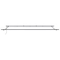 VidaXL Automatyczna Chowana Markiza z LED-ami Żółta i Pomarańczowa 600x300 cm