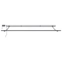 VidaXL Ręczna markiza chowana z LED, żółta i pomarańczowa 500x350 cm
