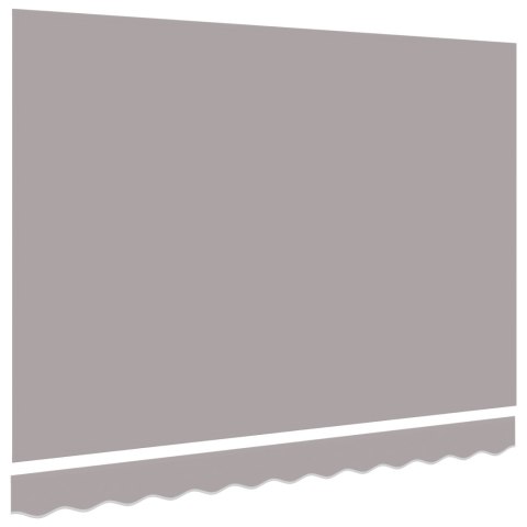 VidaXL Jasnoszary materiał wymienny markizy na stelaż 3.5x2 m VidaXL Jasnoszary materiał wymienny markizy na stelaż 3.5x2 m