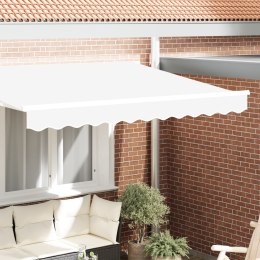 VidaXL Kaptur markizy na ramę 3 m Biały 2.8x0.2 m