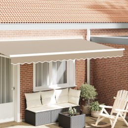 VidaXL Markiza dla ramy 4 m Beżowa 3.8x0.2 m