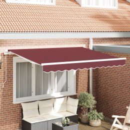 VidaXL Materiał do wymiany markizy dla ramy 3.5x2 m burgundowy