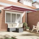 VidaXL Materiał do wymiany markizy dla ramy 3.5x2 m burgundowy