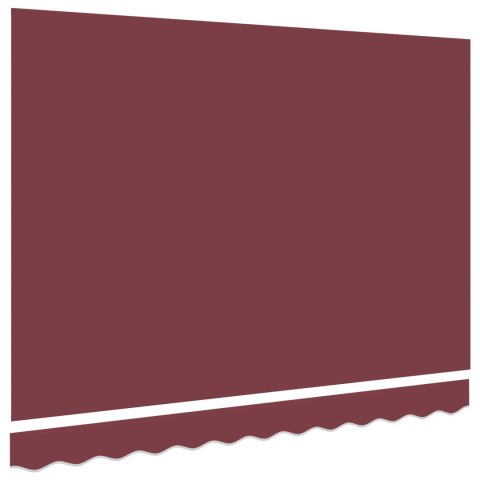 VidaXL Materiał do wymiany markizy dla ramy 3.5x2 m burgundowy VidaXL Materiał do wymiany markizy dla ramy 3.5x2 m burgundowy