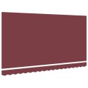 VidaXL Materiał do wymiany markizy na ramę 4x2 m w burgundowym kolorze