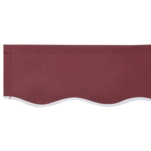 VidaXL Materiał do wymiany markizy na ramę 4x2 m w burgundowym kolorze VidaXL Materiał do wymiany markizy na ramę 4x2 m w burgundowym kolorze