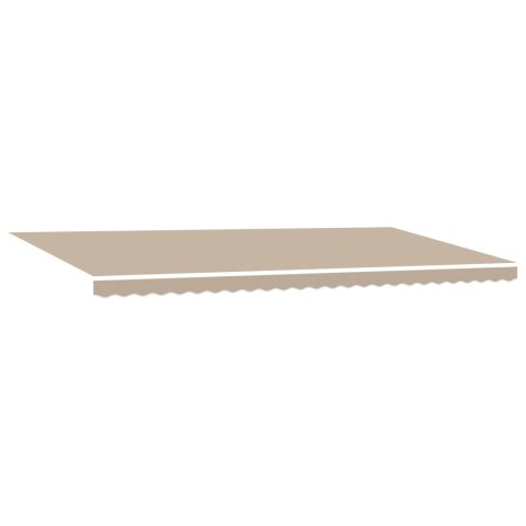 VidaXL Materiał do wymiany markizy na ramę 6x3,5 m Beżowy VidaXL Materiał do wymiany markizy na ramę 6x3,5 m Beżowy