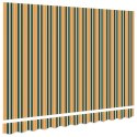 VidaXL Materiał na markizę do ramy 3.5x2.5 m Zielono-żółty