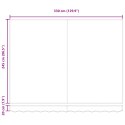 VidaXL Materiał na markizę do ramy 3.5x2.5 m Zielono-żółty