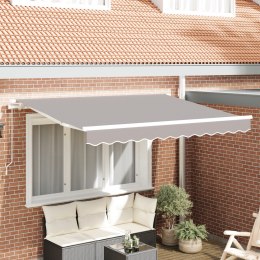 VidaXL Materiał wymienny markizy dla ramy 3.5x2.5 m jasnoszarej