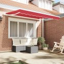 VidaXL Materiał zastępczy do markizy dla ramy 3.5x2.5 m Czerwony
