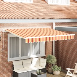 VidaXL Tkanina do markizy dla ramy 3.5x2 m w kolorowe paski