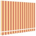 VidaXL Tkanina do markizy dla ramy 3.5x2 m w kolorowe paski
