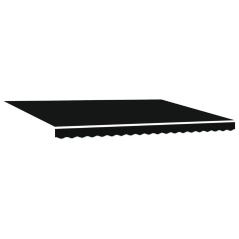 VidaXL Tkanina markizowa na ramę 4.5x3 m Czarna VidaXL Tkanina markizowa na ramę 4.5x3 m Czarna