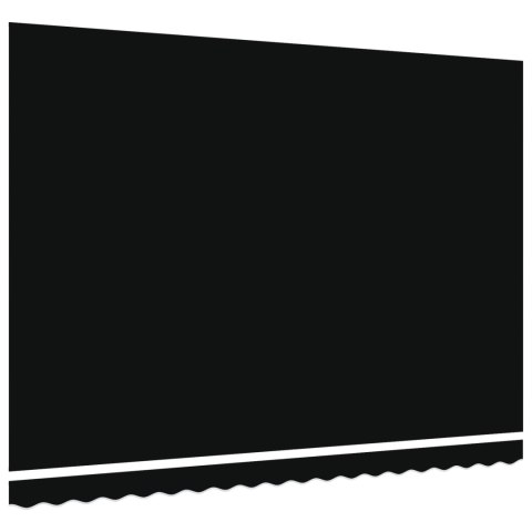 VidaXL Tkanina markizowa na ramę 4.5x3 m Czarna VidaXL Tkanina markizowa na ramę 4.5x3 m Czarna