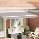 VidaXL Wiatrochron dla ramy 4 m Jasnoszary 3.8x0.2 m