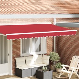 VidaXL Czerwony żagiel na ramę 4 m 3.8x0.2 m