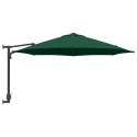 VidaXL Duży Zielony Parasol Patio Metal, Poliester Duży Z regulacją