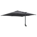 VidaXL Parasol Ogrodowy Antracytowy Poliester, Stal malowana proszkowo