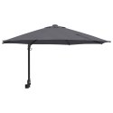 VidaXL Parasol Ogrodowy Antracytowy Stal Malowana Proszkowo, Poliester