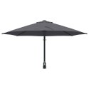 VidaXL Parasol Ogrodowy Antracytowy Stal Malowana Proszkowo, Poliester