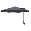 VidaXL Parasol Ogrodowy Antracytowy Stal Malowana Proszkowo, Poliester
