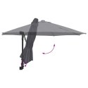 VidaXL Parasol Ogrodowy Antracytowy Stal Malowana Proszkowo, Poliester